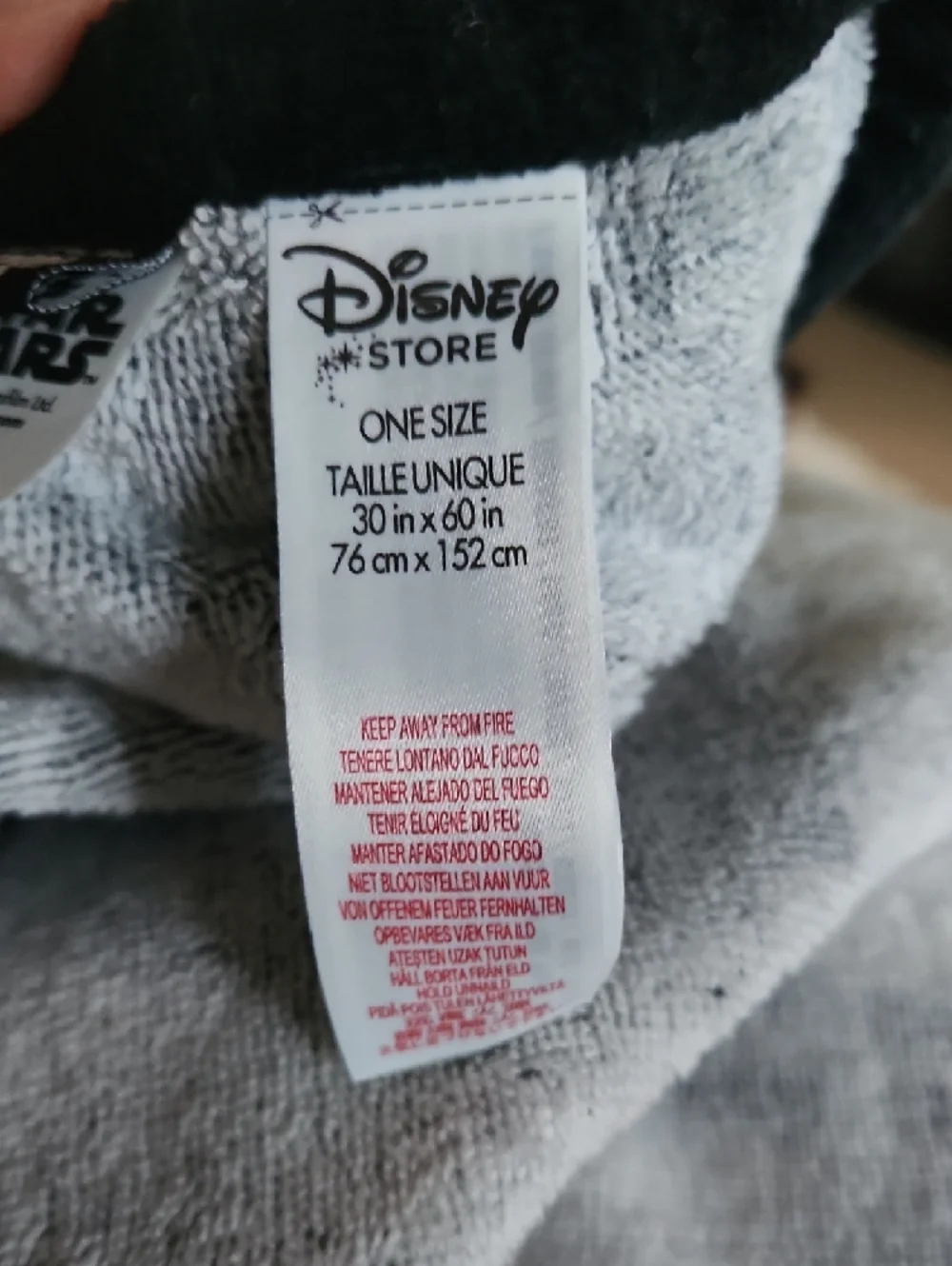 Disney Star Wars Red Black Blue Graphic Bath Towel